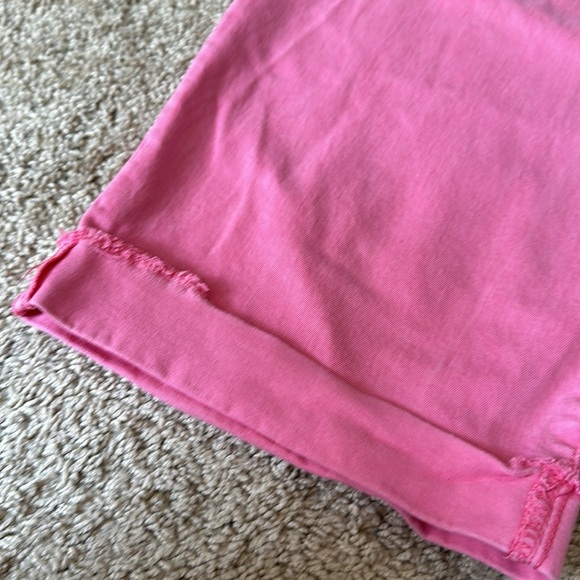 Kut From The Kloth Pink Catherine Crop Straight Leg Denim Size 28W - Picture 3 of 8